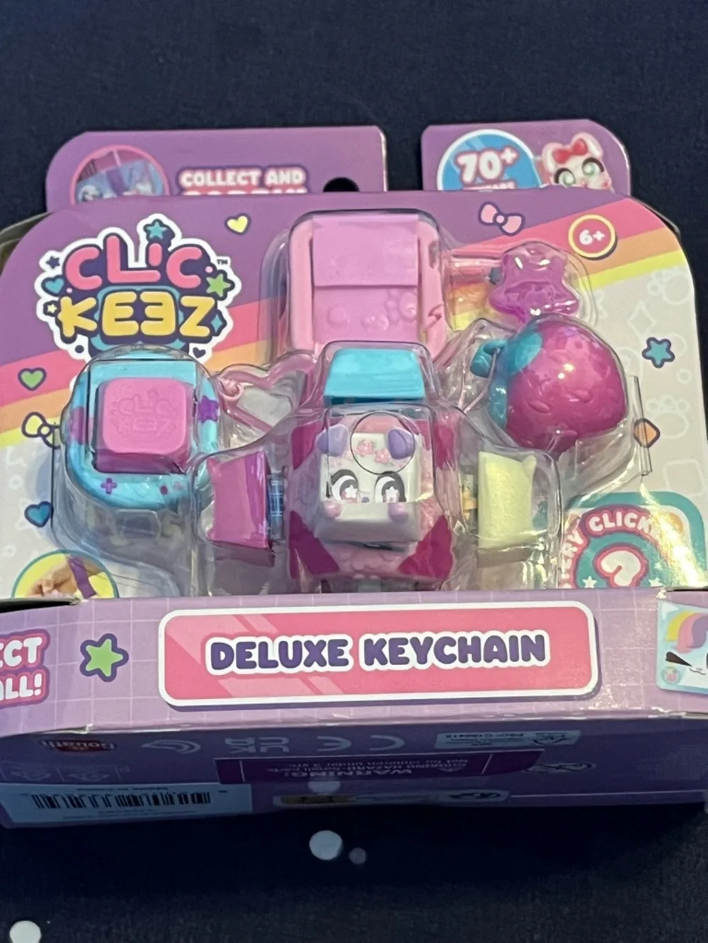 NWT CLIC KEEZ Deluxe Keychain Clickable Collectible - Picture 4 of 4